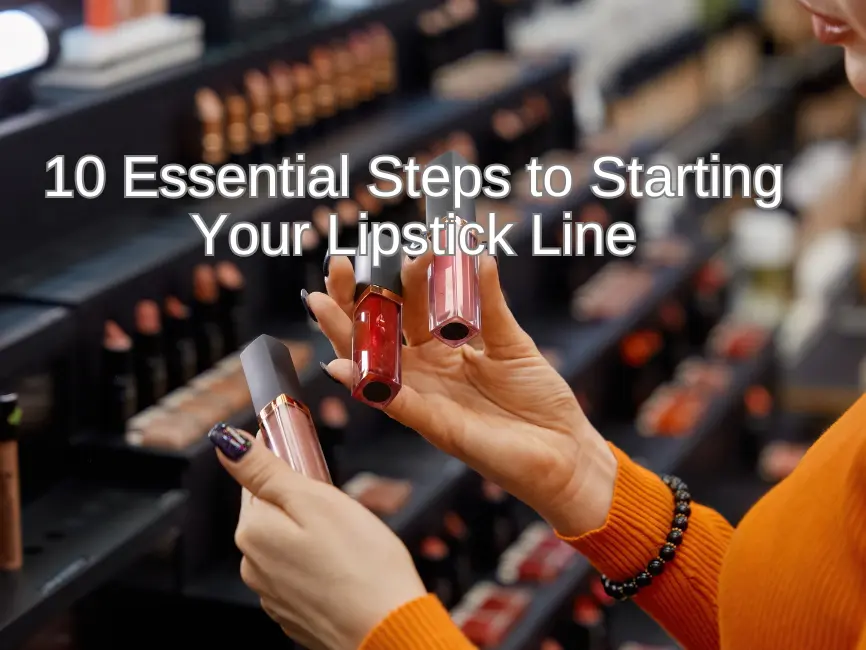10 essential steps to starting your lipstick line