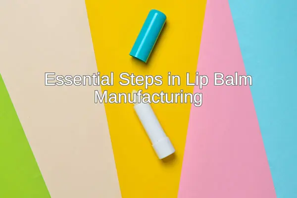 essential steps in lip balm manufacturing